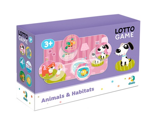 Настільна гра DoDo Лото Тварини та їх середовище існування (300196)