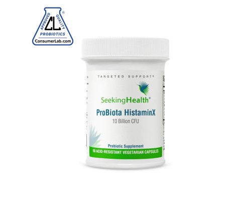 Пробіотики Seeking Health Комплекс пробіотиків, 10 млрд КУО, ProBiota HistaminX, 60 вегетар (SKH52101)