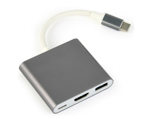Перехідник USB Type-C to HDMI Cablexpert (A-CM-HDMIF-02-SG)