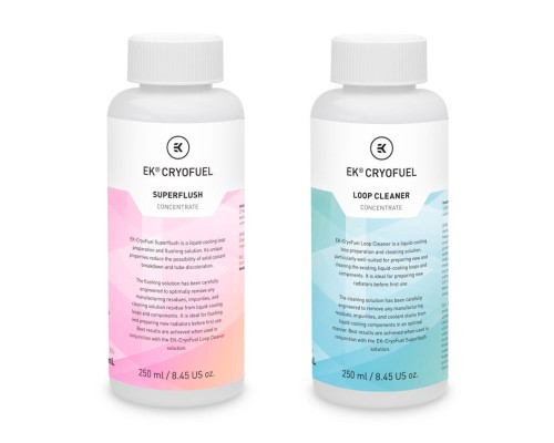 Охолоджуюча рідина Ekwb EK-CryoFuel Loop Cleaner + Superflush (Concentrate 250 (3831109897720)