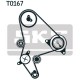 Комплект ременя ГРМ з помпой SKF VKMC 03247