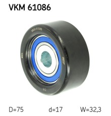 Ролик натягувача ременя SKF VKM 61086