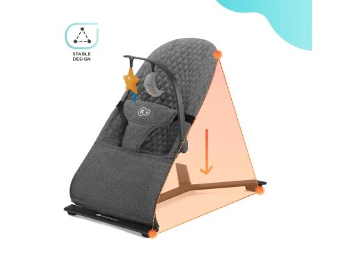 Крісло-гойдалка Kinderkraft Mimi Grey (5902533918355) Крісло-гойдалка Kinderkraft Mimi Grey (5902533918355)