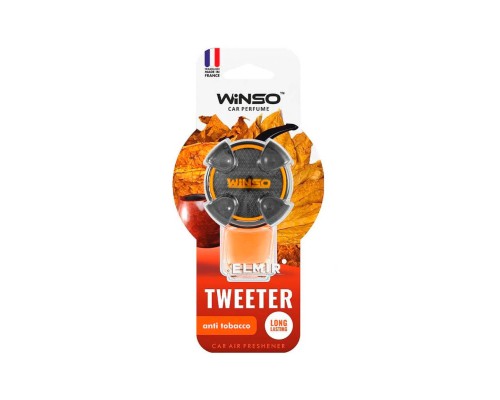 Ароматизатор для автомобіля WINSO Tweeter Anti Tobacco 8мл (530910) 