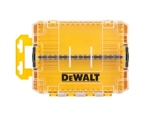Ящик для інструментів DeWALT для біт системи TSTAK Tough Case М з футляро та касетами 4 шт, роздільники 6шт (DT70802)