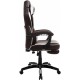 Крісло ігрове GT Racer X-2749-1 Dark Brown/White