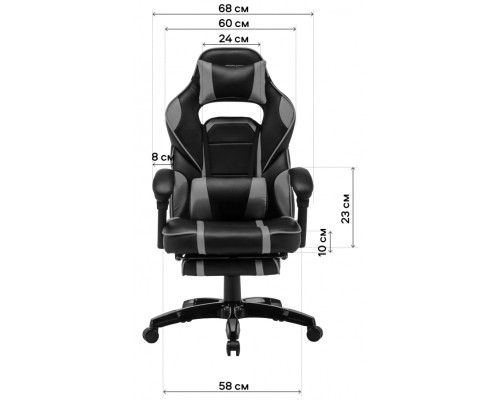 Крісло ігрове GT Racer X-2749-1 Dark Brown/White