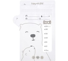 Пакет для зберігання грудного молока Lovi Buddy bear 25 шт (12/208)