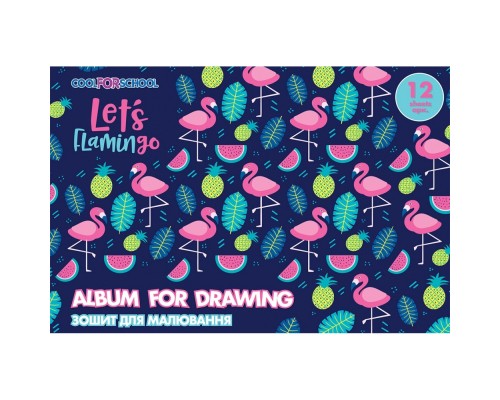 Альбом для малювання Cool For School на скобі For Girls, 12 аркушів (CF60901-09) 