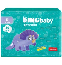 Підгузки Dino Baby Розмір 6 (16+ кг) 30 шт (4823098413974)