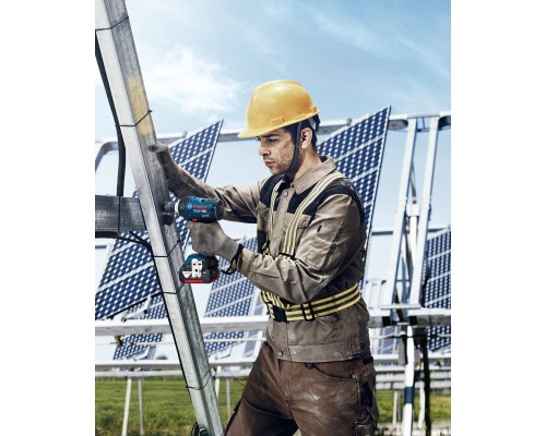 Гайковерт Bosch GDS 18V-400, 2x5Ah, 400 Нм, 0-2500 об/хв, кейс, зажим квадрат, 1.87 кг (0.601.9K0.020)