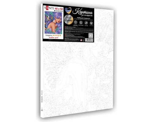 Картина по номерам Santi Ягідна фея 40*50 см метал. фарби (954606)