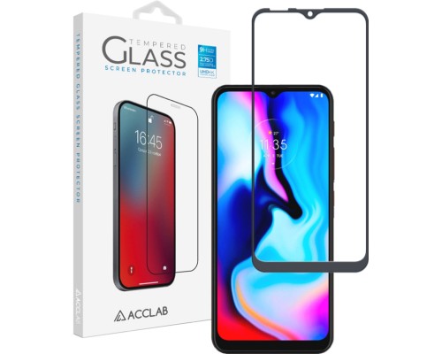 Скло захисне ACCLAB Full Glue MOTO E7 Power (1283126514395)