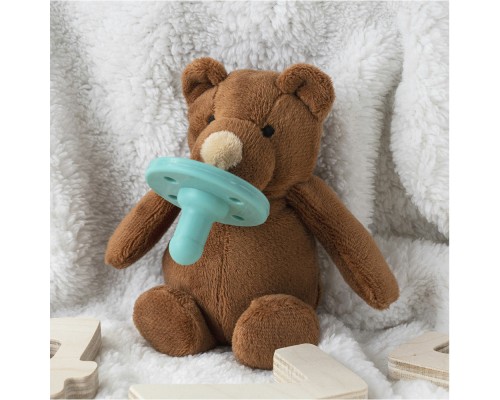 Пустушка MinikOiOi силіконова з м'якою іграшкою Sleep Buddy 0+m (Moi) (101010008)