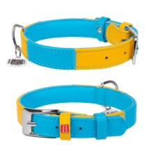 Нашийник для тварин WAUDOG Glamour Colors of freedom з QR паспортом L (202-4020)