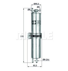Фільтр паливний Champion KLH12