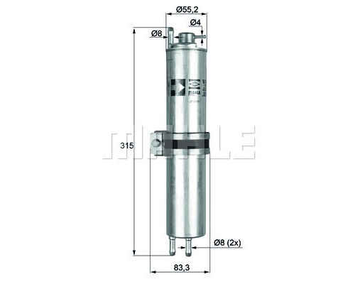 Фільтр паливний Champion KLH12