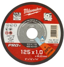 Круг відрізний Milwaukee по металу SCS 41/125х1 PRO+, 125мм (4932451487)