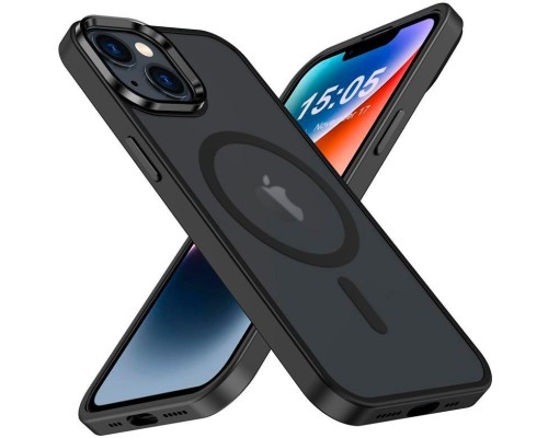 Чохол до мобільного телефона 2E Basic Apple iPhone 15 Soft Touch MagSafe Cover Black (2E-IPH-15-OCLS-BK)