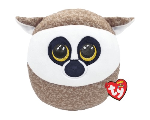 М'яка іграшка Ty Squish-a-Boos Лемур Linus 40 см (39320)