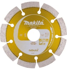 Круг відрізний Makita алмазний NEBULA по бетону сегментний 125х22,23 мм, сухий різ (B-53992)