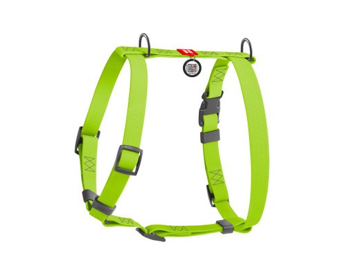 Шлея для собак WAUDOG Waterproof Н-подібна анатомічна XL салатова (32455)
