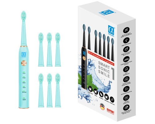 Електрична зубна щітка AHealth SMART SONIC SMILE 1 green (AHsss1g)
