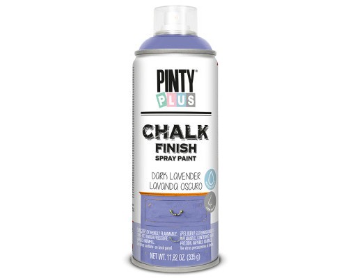 Фарба-аерозоль Pintyplus на водній основі Chalk-finish, Лавандова темна, 400 мл (8429576282405)