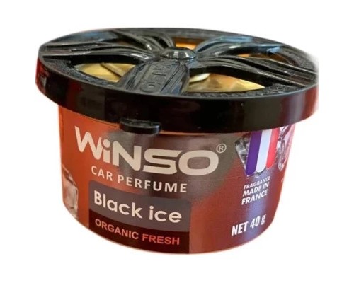 Ароматизатор для автомобіля WINSO Organic Fresh - Black Ice (535970) 