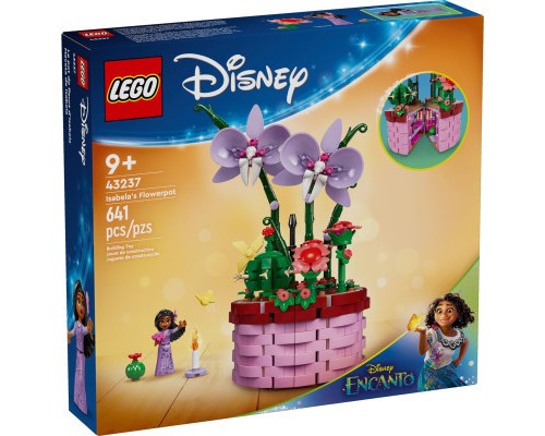 Конструктор LEGO Disney Princess Classic Квітковий горщик Ізабели 641 деталь (43237)