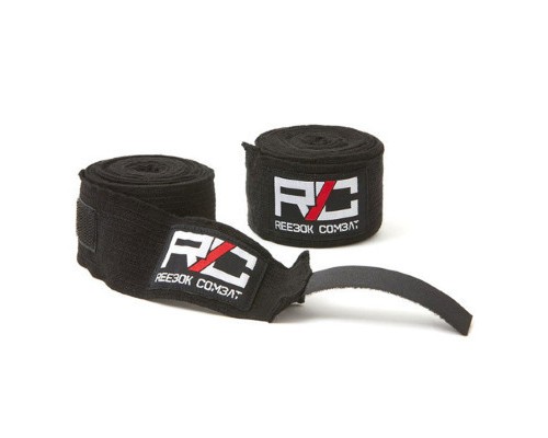 Бинт для спорту Reebok Combat Hand Wraps RSCB-11158 чорний Уні 180 см (5055436116011)