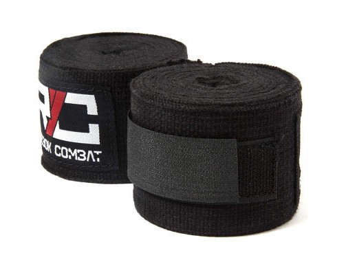 Бинт для спорту Reebok Combat Hand Wraps RSCB-11158 чорний Уні 180 см (5055436116011)