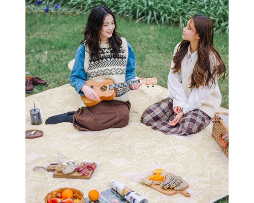 Туристичний килимок Naturehike CNH22DZ025 240 х 200 бежевий (6975641887287)