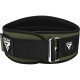 Атлетичний пояс RDX RX3 EVA Curve неопреновий Army Green S (WBE-RX3AG-S)