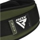 Атлетичний пояс RDX RX3 EVA Curve неопреновий Army Green S (WBE-RX3AG-S)
