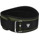 Атлетичний пояс RDX RX3 EVA Curve неопреновий Army Green S (WBE-RX3AG-S)