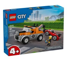 Конструктор LEGO City Евакуатор і ремонт спортивних авто (60435)