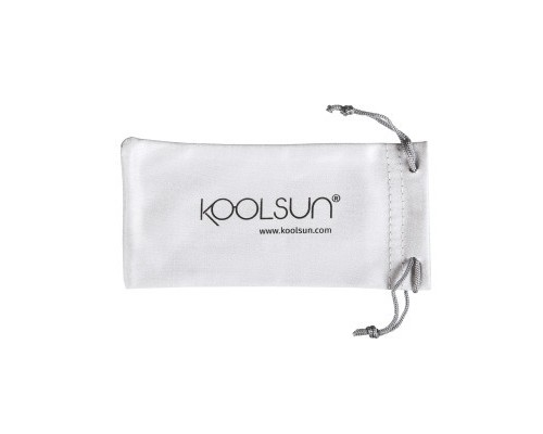 Дитячі сонцезахисні окуляри Koolsun Sport біло-блакитні 6-12 років (KS-SPWHSH006)