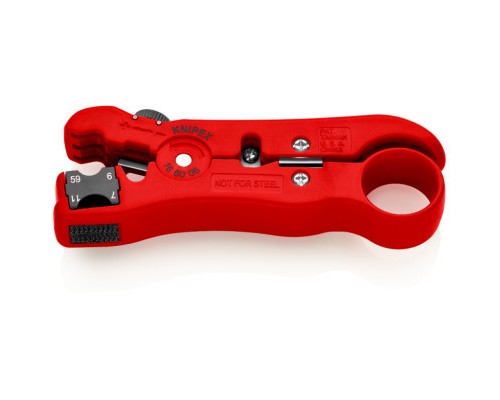 Знімач ізоляції KNIPEX для коаксіального і дата-кабелю (16 60 06 SB)