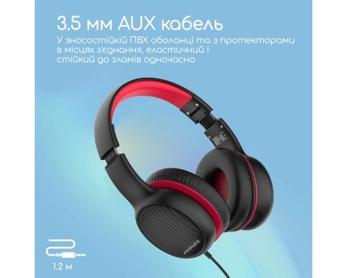 Навушники Promate Simba Onyx (simba.onyx)