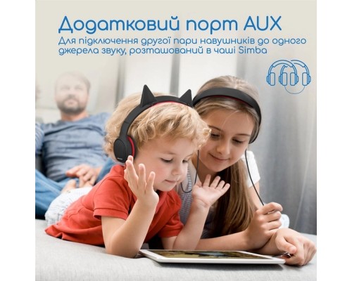 Навушники Promate Simba Onyx (simba.onyx)