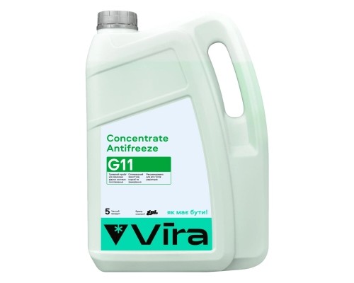 Антифриз VIRA Concentrate G11 зелена 5л (VI3002) 