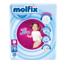 Підгузки Molfix Трусики 6 Extra Large 15+ кг 38 шт (8690536842735)