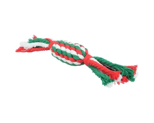 Іграшка для собак Trixie Різдвяна Канат-льодяник Бавовна/поліестер 24 см (4011905925967)