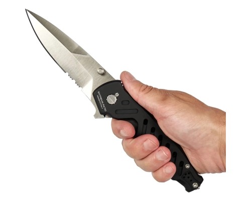 Ніж Extrema Ratio Caimano Nero N.A. Satin (04.1000.0166/SAT/BLK)