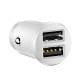 Зарядний пристрій Baseus Grain Metal 3.1A/2USB White (CCALL-ML02)