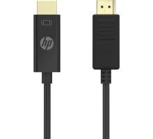 Кабель мультимедійний DisplayPort to HDMI 2.0m 4K 60hz Active (40902160) HP (DHC-DP04-02M)