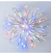 Гірлянда YES! Fun Нитка на мідному дроті 100 LED Різнокольорова 10 м Статична USB (975037)