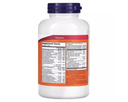 Мультивітамін Now Foods Супер Мультивітаміни для Чоловіків, Adam, Superior Men's Multi, 120 таб (NOW-03876)