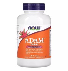 Мультивітамін Now Foods Супер Мультивітаміни для Чоловіків, Adam, Superior Men's Multi, 120 таб (NOW-03876)